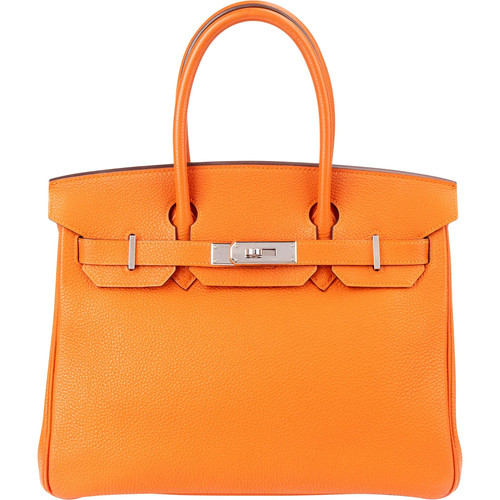Borsa mano hermès orange h - mano,