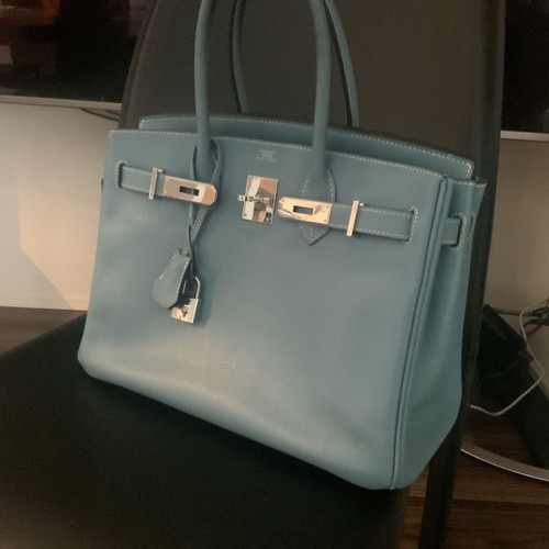 Borsa hermes birkin blu - borsa,
