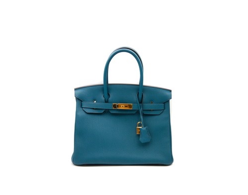 Hermès birkin togo blue - hermès,