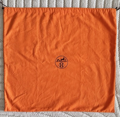 Hermes orange dust bag birkin - hermes,