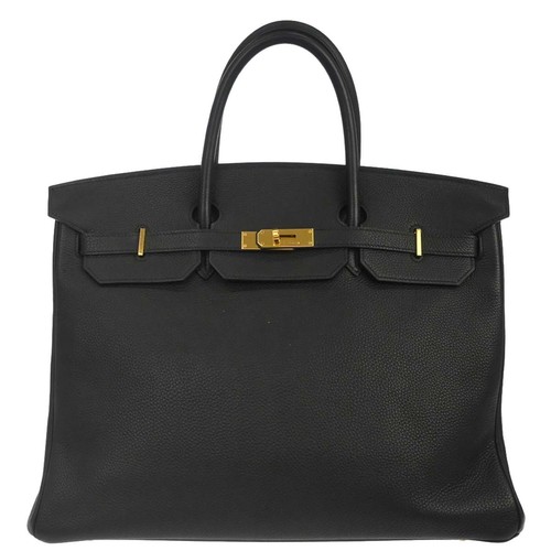 Borsa mano hermes black togo - a,